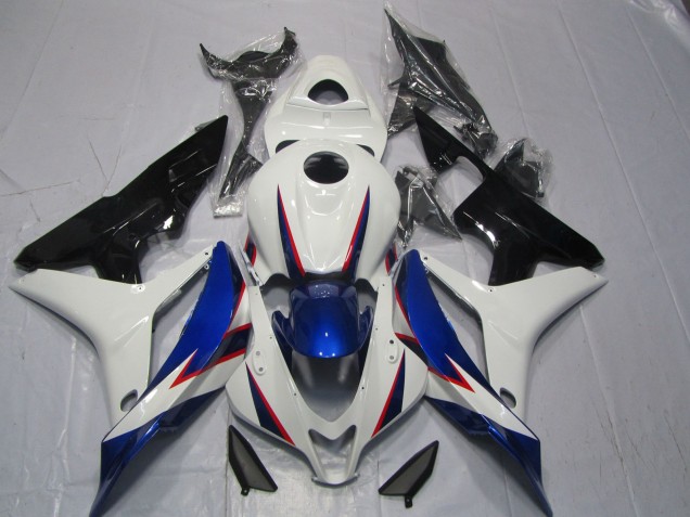 Style Bleu Blanc OEM 07-08 Honda CBR600RR Carénage Style Bleu Blanc OEM 07-08 Honda CBR600RR Carénage