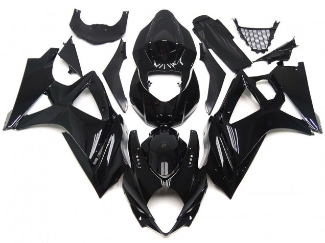 Style Noir Brillant 07-08 Suzuki GSXR 1000 Carénage Style Noir Brillant 07-08 Suzuki GSXR 1000 Carénage