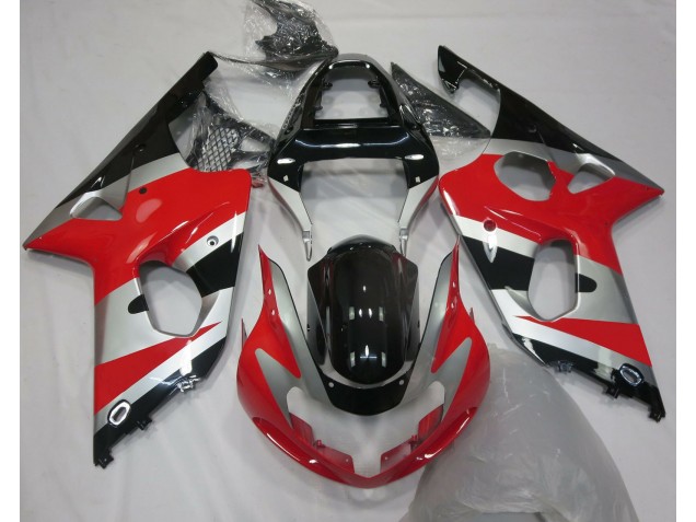 Style Rouge Argent OEM 00-02 Suzuki GSXR 1000 Carénage