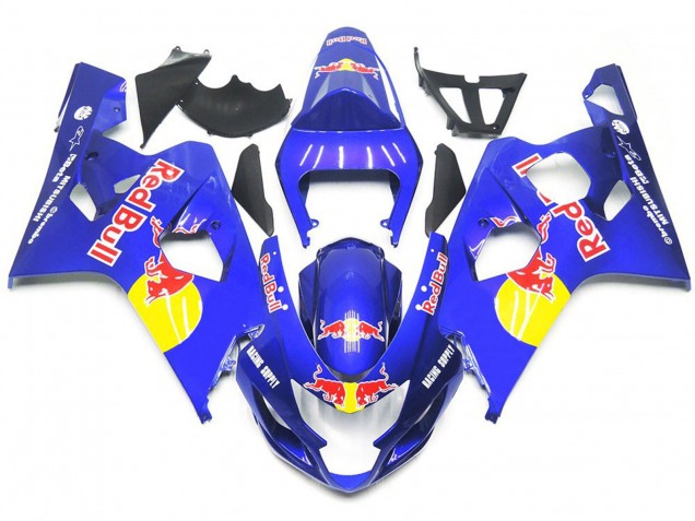 Style Taureau Bleu Rouge Vibrant 04-05 Suzuki GSXR 600-750 Carénage Style Taureau Bleu Rouge Vibrant 04-05 Suzuki GSXR 600-750 Carénage