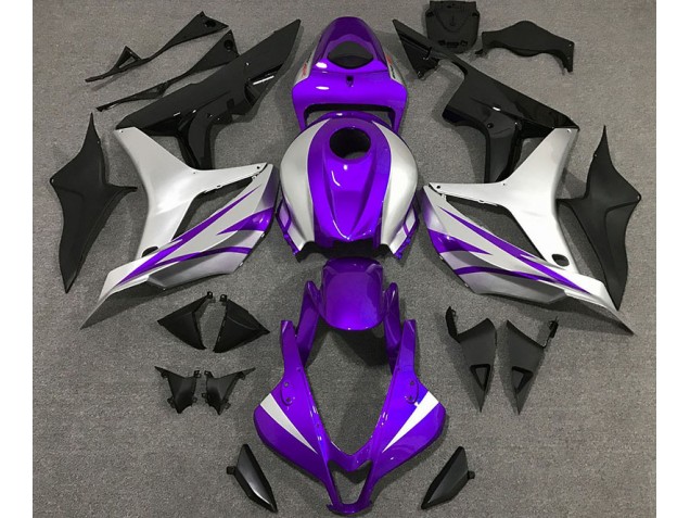 Style Violet & Argent OEM 07-08 Honda CBR600RR Carénage