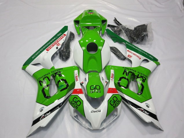 Vert & Blanc 06-07 Honda CBR1000RR Carénage Vert & Blanc 06-07 Honda CBR1000RR Carénage