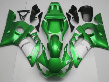 Vert Blanc 98-02 Yamaha R6 Carénage