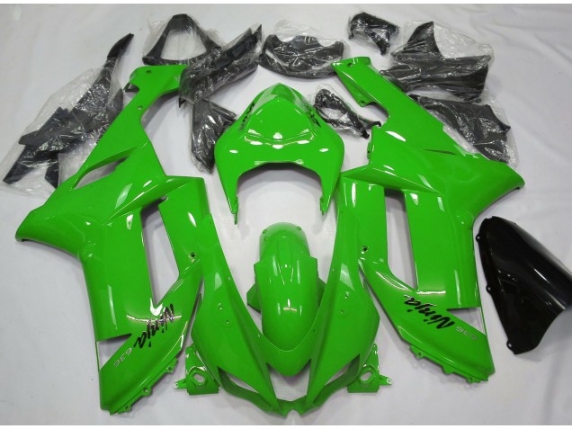 Vert Brillant 07-08 Kawasaki ZX6R Carénage Vert Brillant 07-08 Kawasaki ZX6R Carénage
