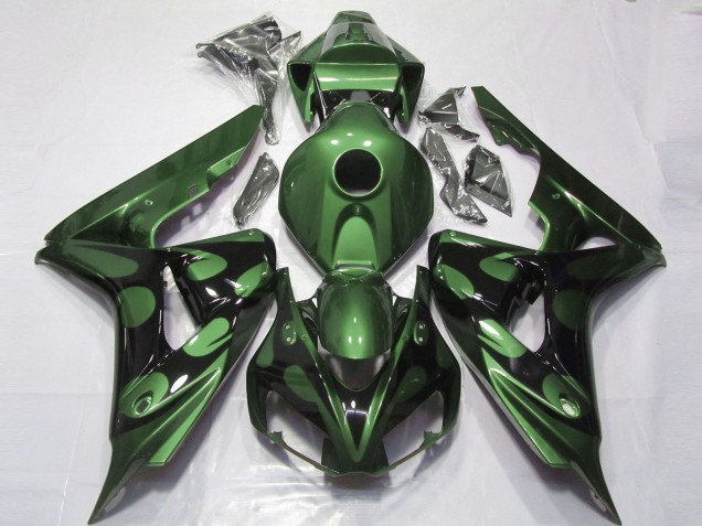 Vert Brillant & Noir 06-07 Honda CBR1000RR Carénage