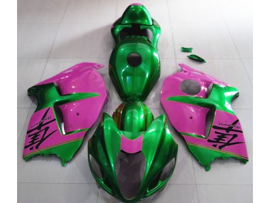 Vert Brillant & Rose 97-07 Suzuki GSXR 1300 Carénage