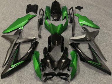 Vert Brillant & Vert R 08-10 Suzuki GSXR 600-750 Carénage