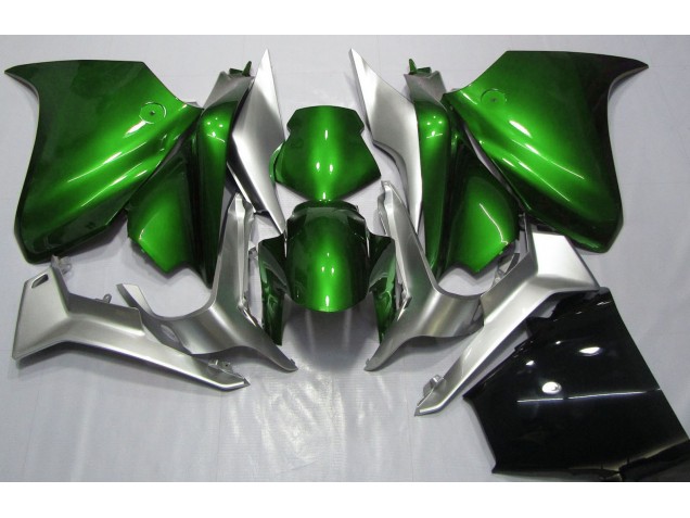 Vert Foncé & Argent 10-13 Honda VFR1200 Carénage Vert Foncé & Argent 10-13 Honda VFR1200 Carénage
