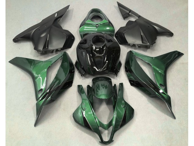 Vert Foncé Avec Du Noir 09-12 Honda CBR600RR Carénage Vert Foncé Avec Du Noir 09-12 Honda CBR600RR Carénage