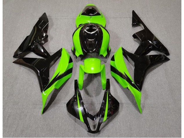 Vert Lime & Noir 07-08 Honda CBR600RR Carénage