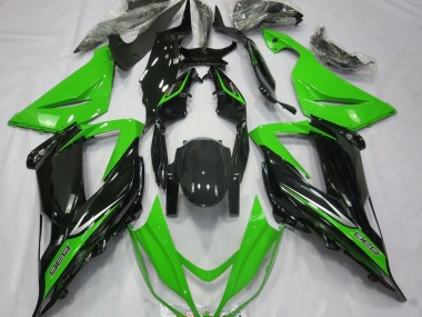 Vert & Noir 13-18 Kawasaki ZX6R Carénage