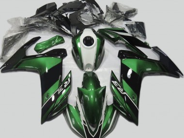 Vert & Noir Brillant 15-18 Yamaha R3 Carénage