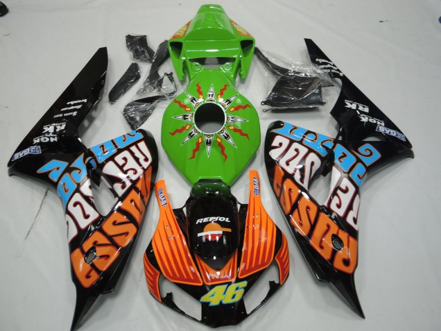 Vert Rossi 06-07 Honda CBR1000RR Carénage Vert Rossi 06-07 Honda CBR1000RR Carénage