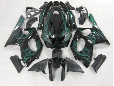 Vert Émeraude Flamme 98-07 Yamaha YZF600 Carénage