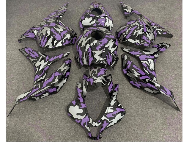 Violet & Argent Camo 09-12 Honda CBR600RR Carénage