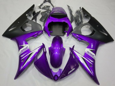 Violet & Blanc 03-04 Yamaha R6 Carénage