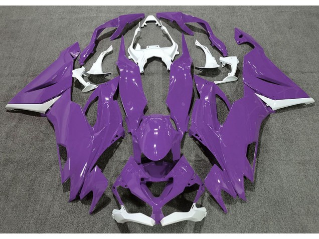 Violet Brillant & Blanc 19-23 Kawasaki ZX6R Carénage