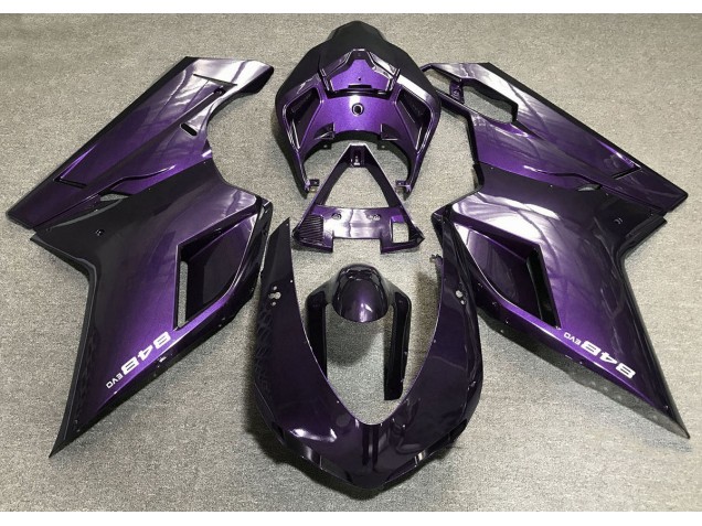 Violet Foncé 07-14 Ducati 848 1098 1198 Carénage