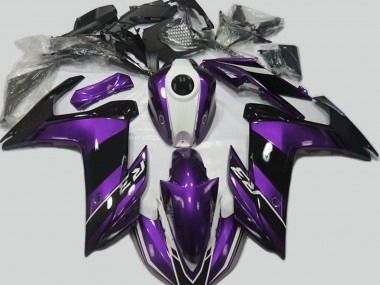 Violet & Noir Brillant 15-18 Yamaha R3 Carénage