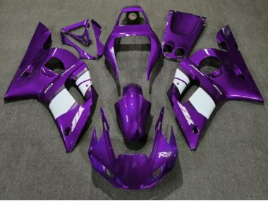 Violet Profond & Blanc 98-02 Yamaha R6 Carénage