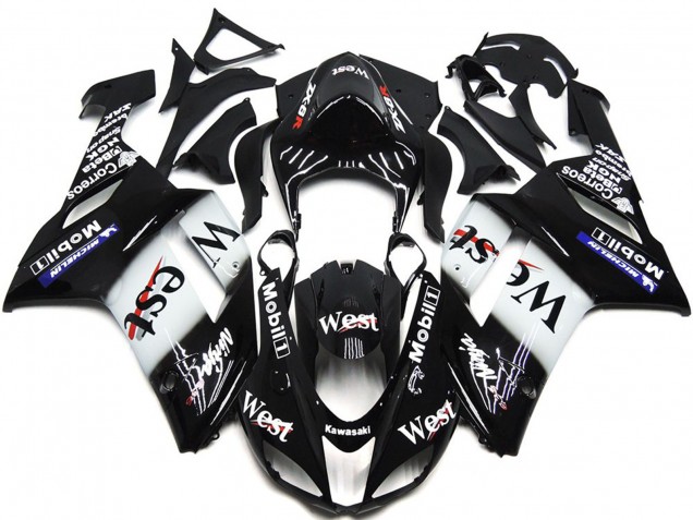 West Nappe Brillante 07-08 Kawasaki ZX6R Carénage West Nappe Brillante 07-08 Kawasaki ZX6R Carénage